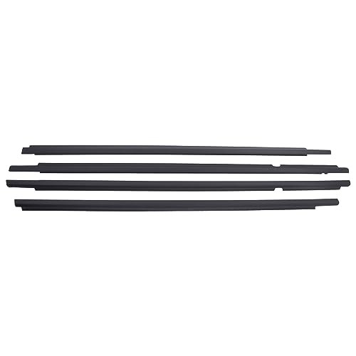Front Rear Left and Right Outer Door Window Belt Weatherstrip Molding Seal