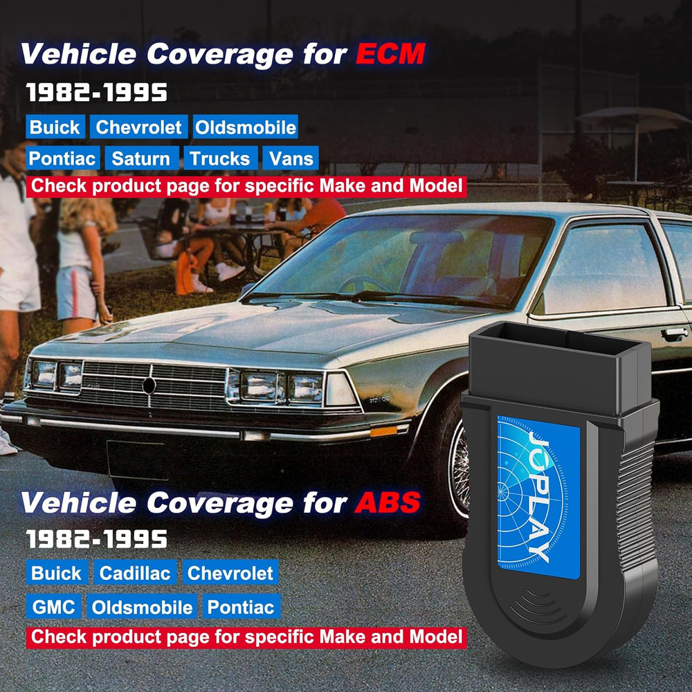 OBD1 Scanner and Code Reader Compatible with GM 1982-1995 Vehicles, ECM ABS Diag