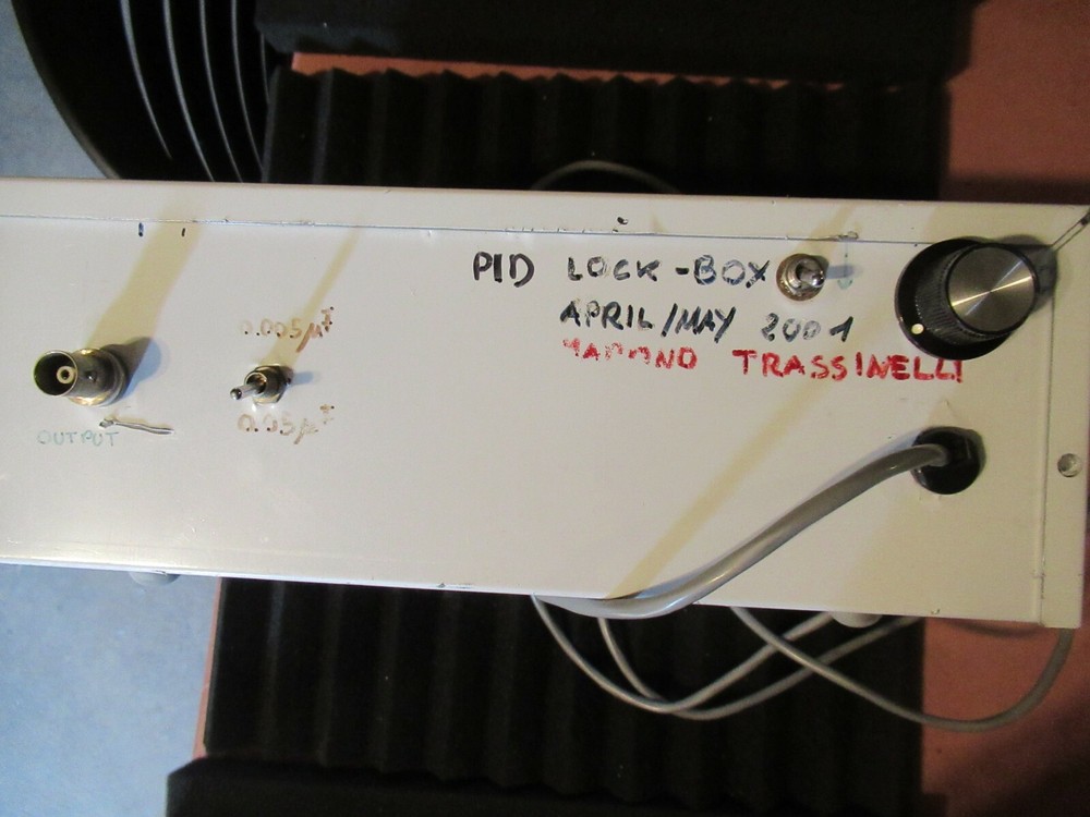 Diode Laser Lock Box, used vintage
