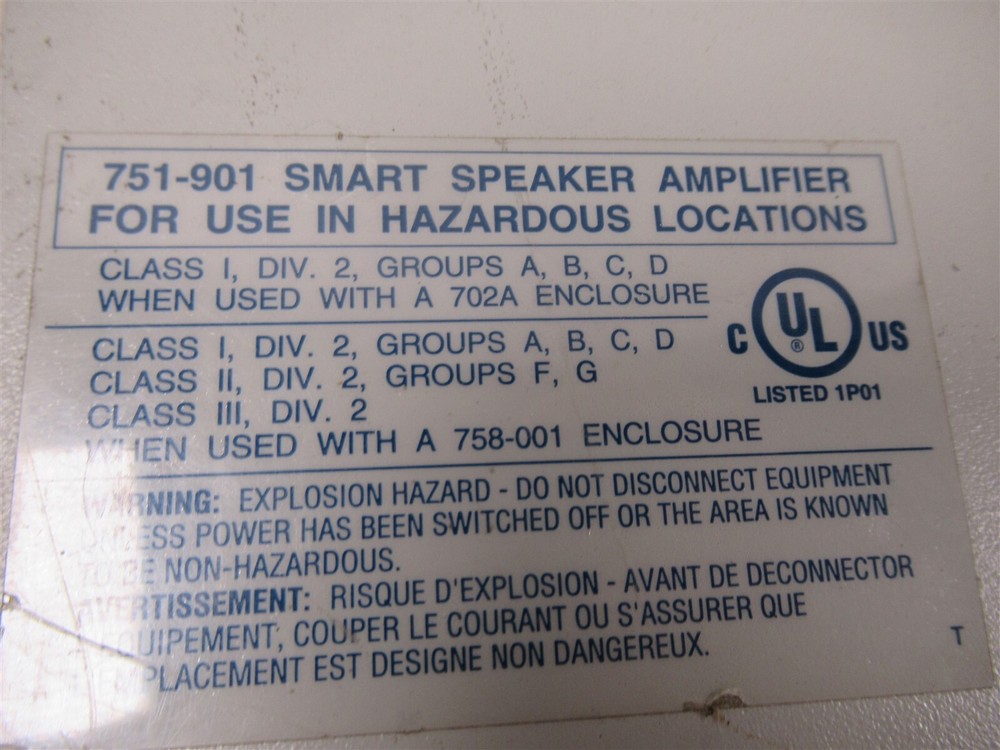GAI-TRONICS Smart Series 751-901 Smart Speaker Amplifier