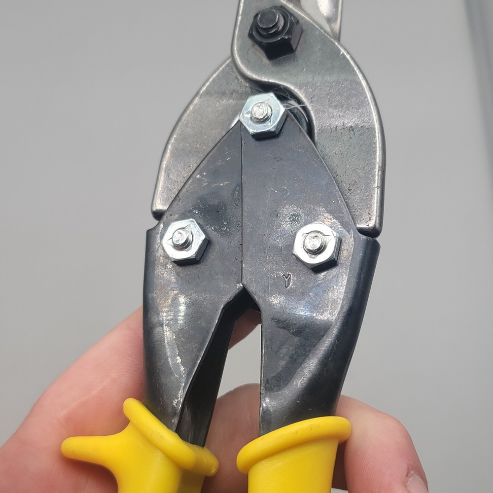 MIDWEST AVIATION TIN SNIPS SHEARS 2 PC SET EXCELLENT CONDITION