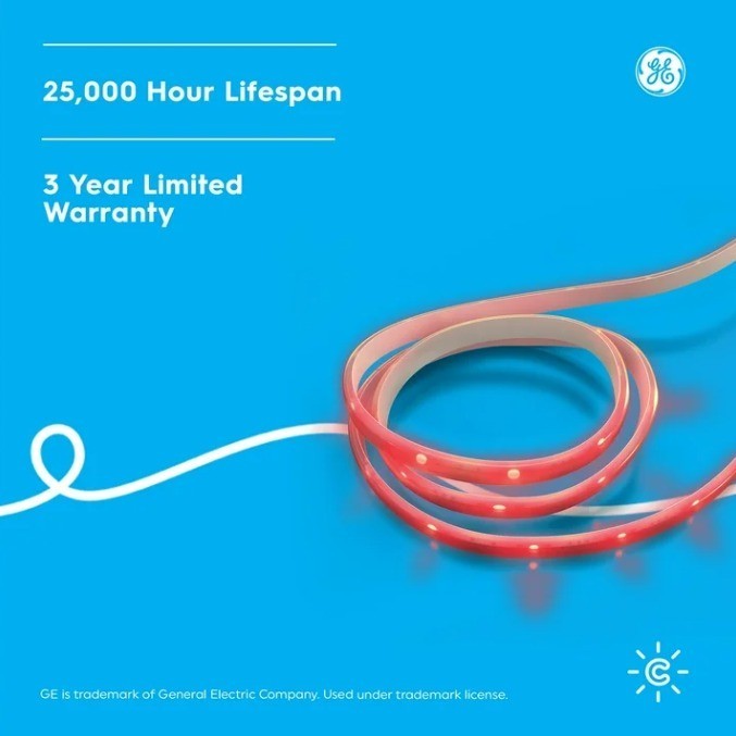 GE Cync LED Full Color Smart Light Strip Extension – 40" Indoor – BRAND NEW