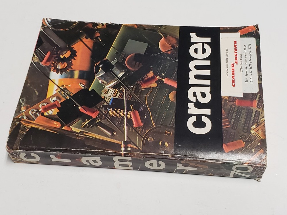 Vtg. 1970 Cramer Electronics Catalog, Equipment, Hardware