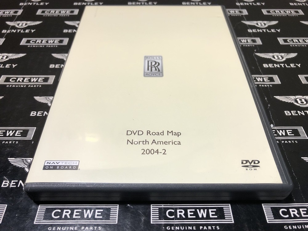 2004-2007 Rolls Royce Phantom Navigation DVD Map U.S Canada DVD Road Map
