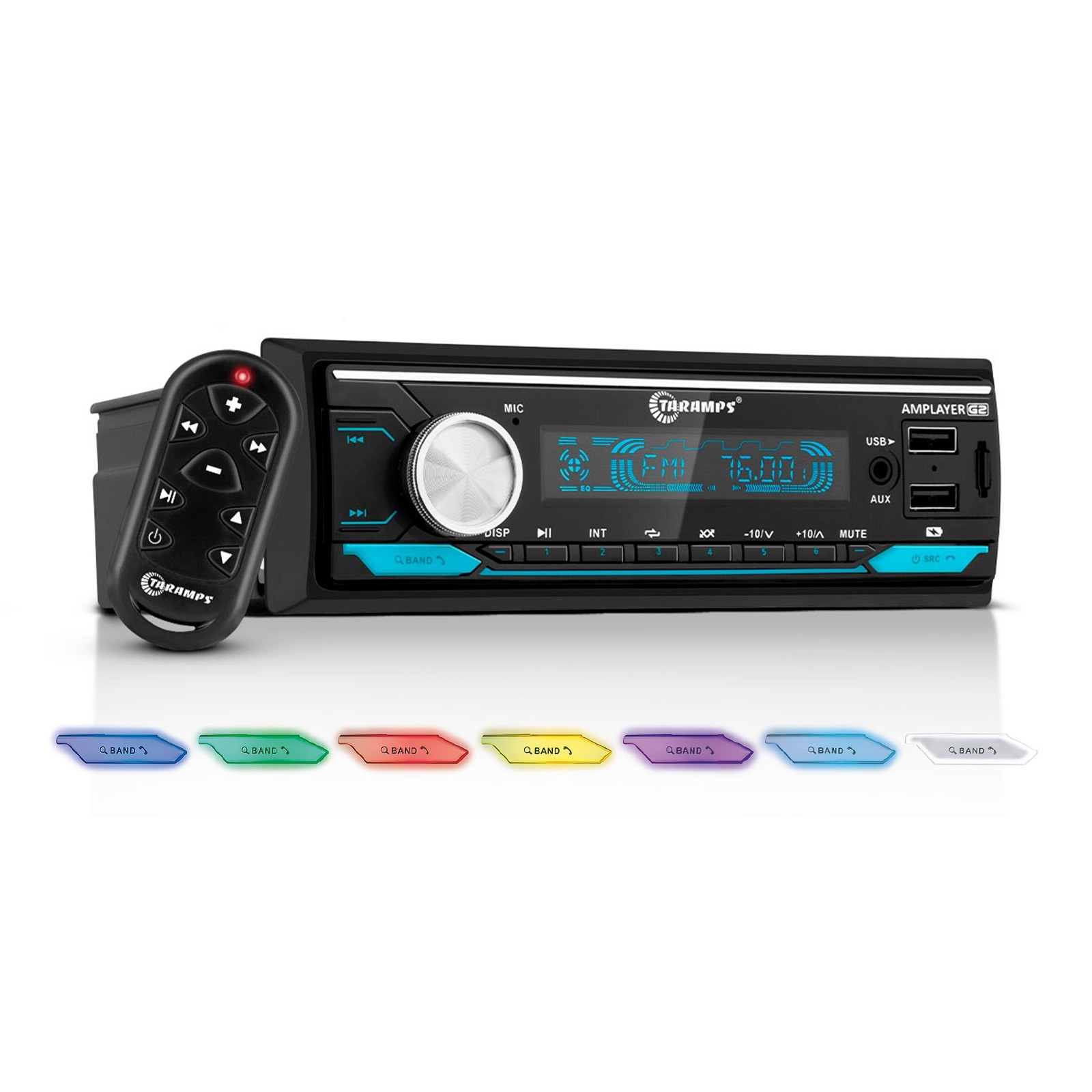 [US SELLER] Taramps AMPLAYER G2 400W 4CH Bluetooth Car Audio Receiver w/ Remote