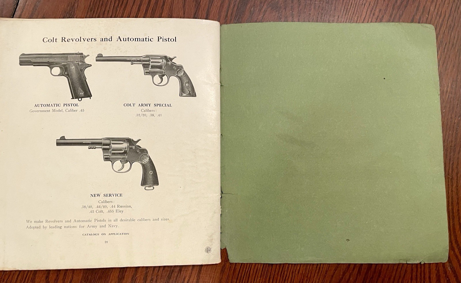 RARE~Antique~COLT’s AUTOMATIC (MACHINE) GUN MODEL 1914 MANUAL WW1~ORIGINAL!!