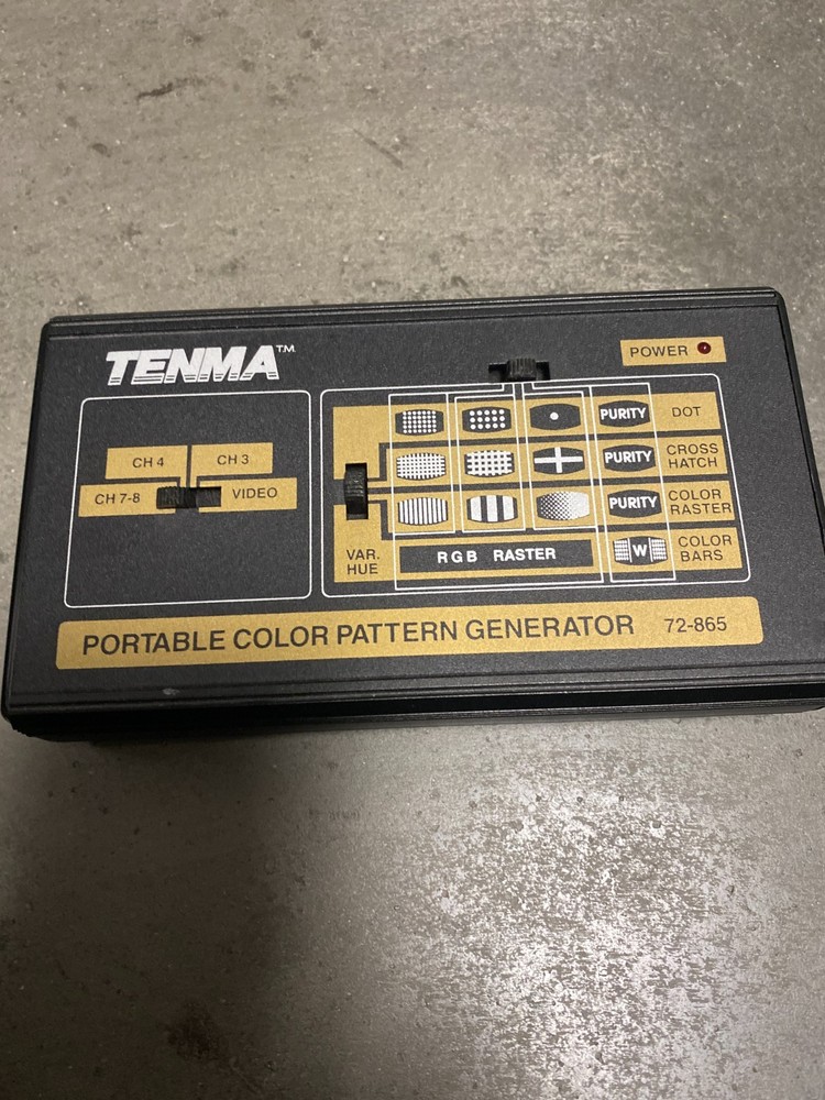 TENMA 72-865   Portable Color Pattern Generator