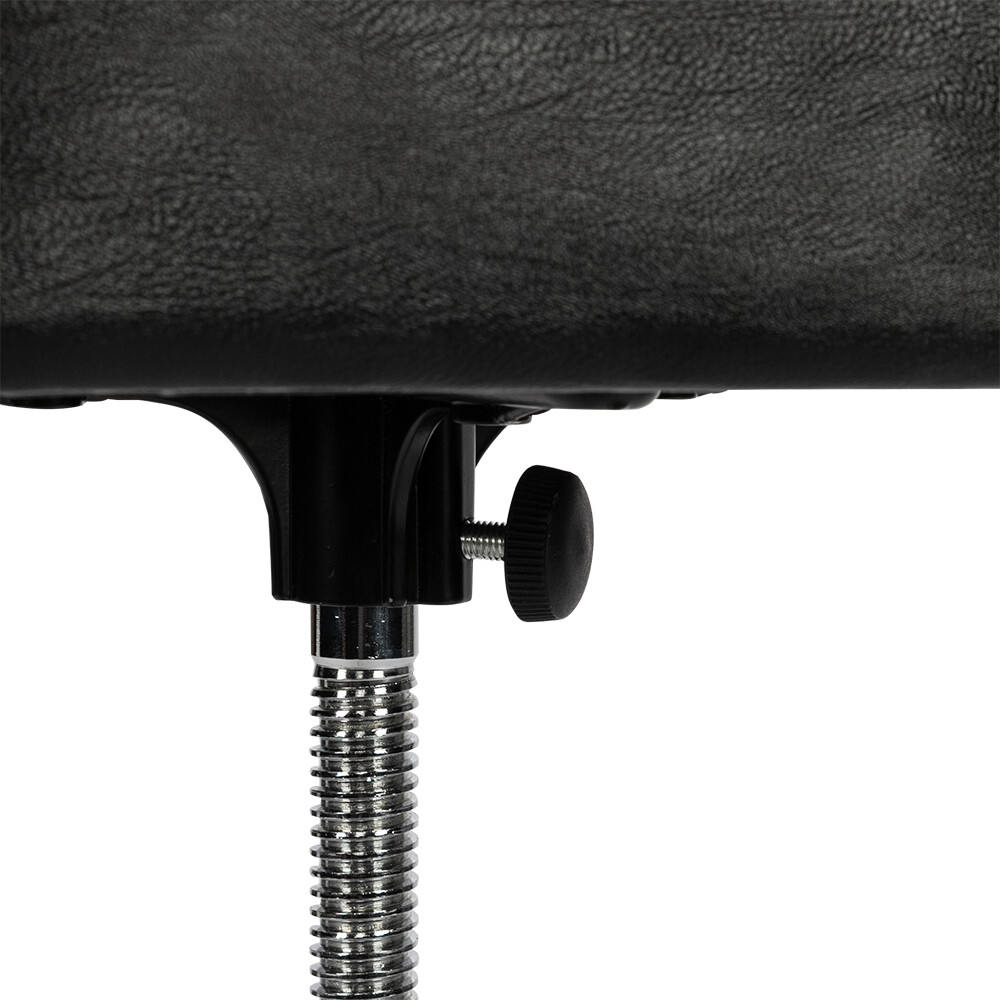 Top Glarry Rotating Adjustable Extra Large Saddle Chair 180kg Heavy Roller Stool