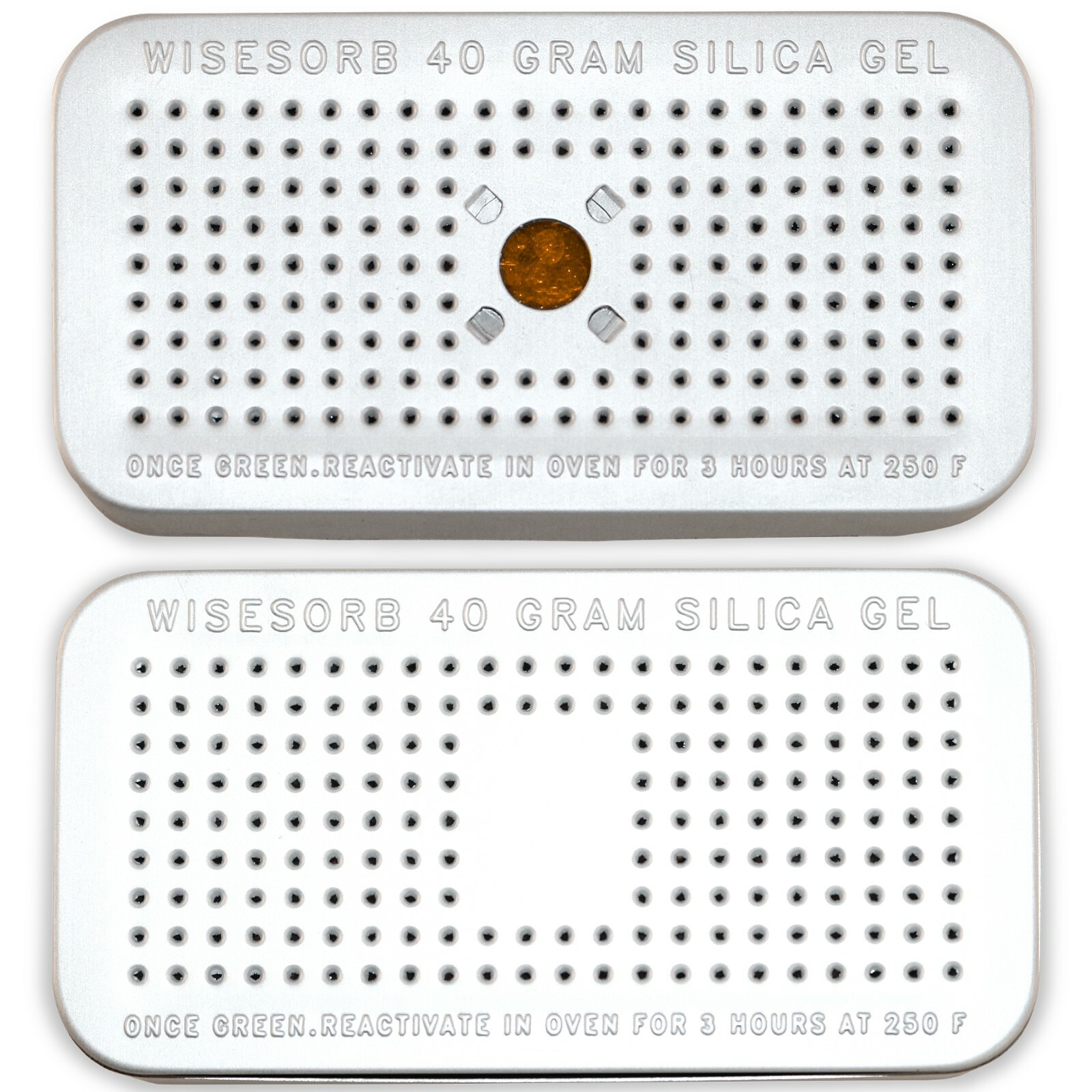 40Gram Silica Gel Canister Reusable Indicating Desiccant Dehumidifier 5 Pack