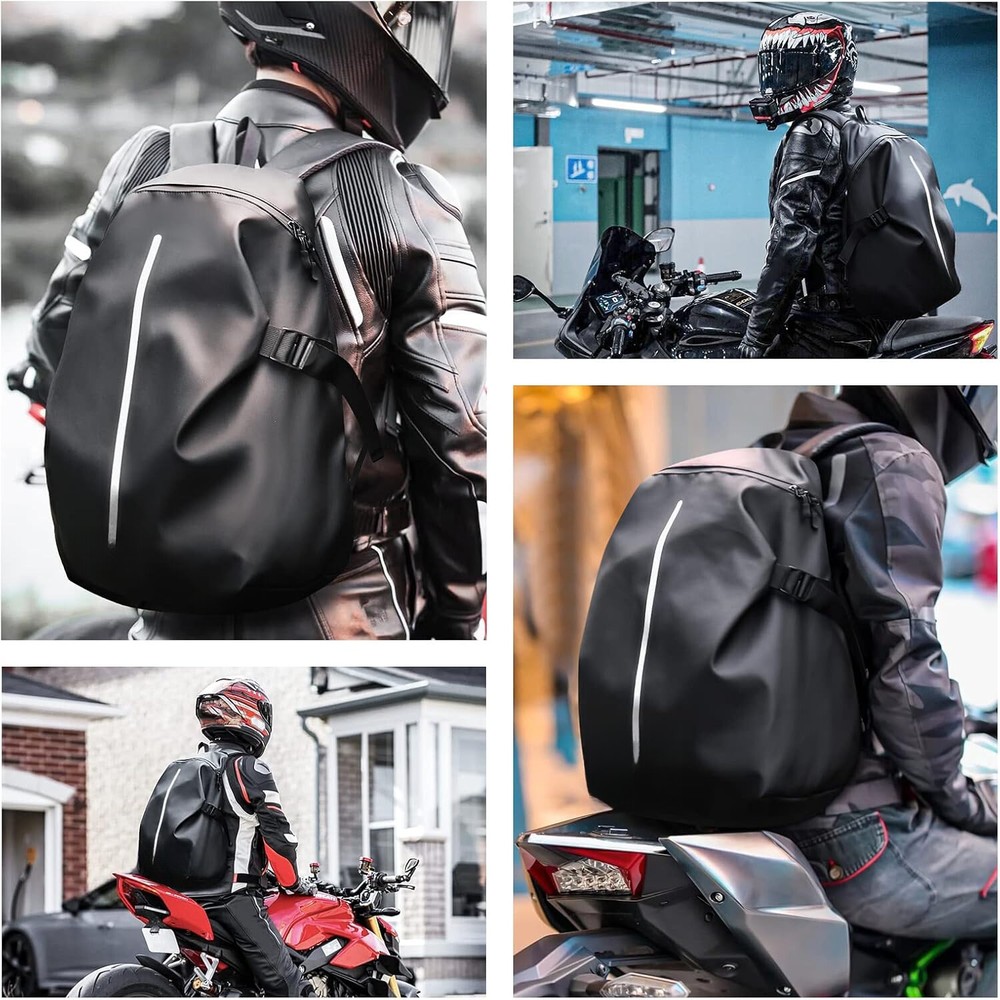 Motorcycle backpack, helmet waterproof backpack, motorcycle accessories