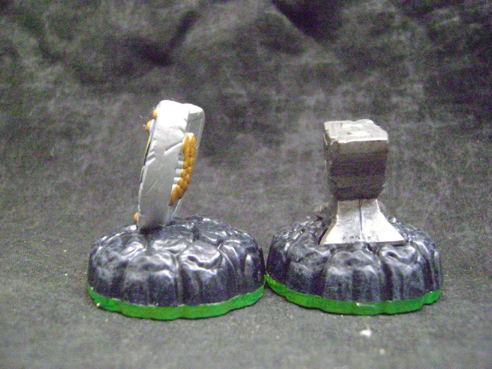 Skylanders Video Game Magic Element Figures Set "Anvil Rain" &"Sky Iron Shield"