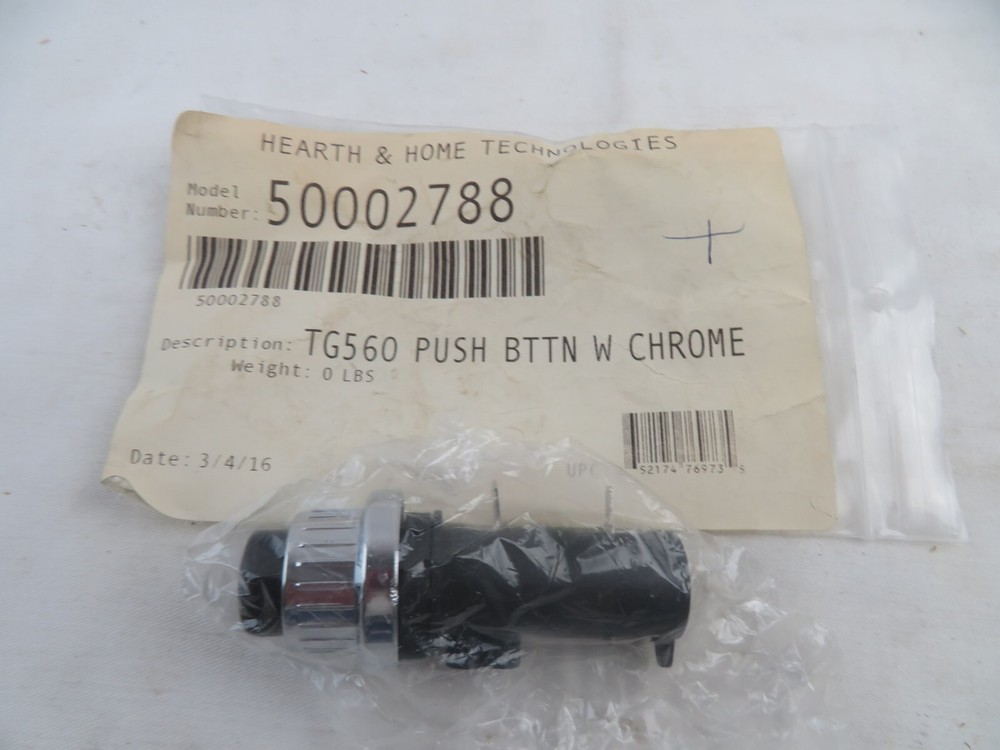 50002788 TG560 BBQ IGNITOR PUSH BUTTON COLLAR HEARTH AND HOME TECHNOLOGIES