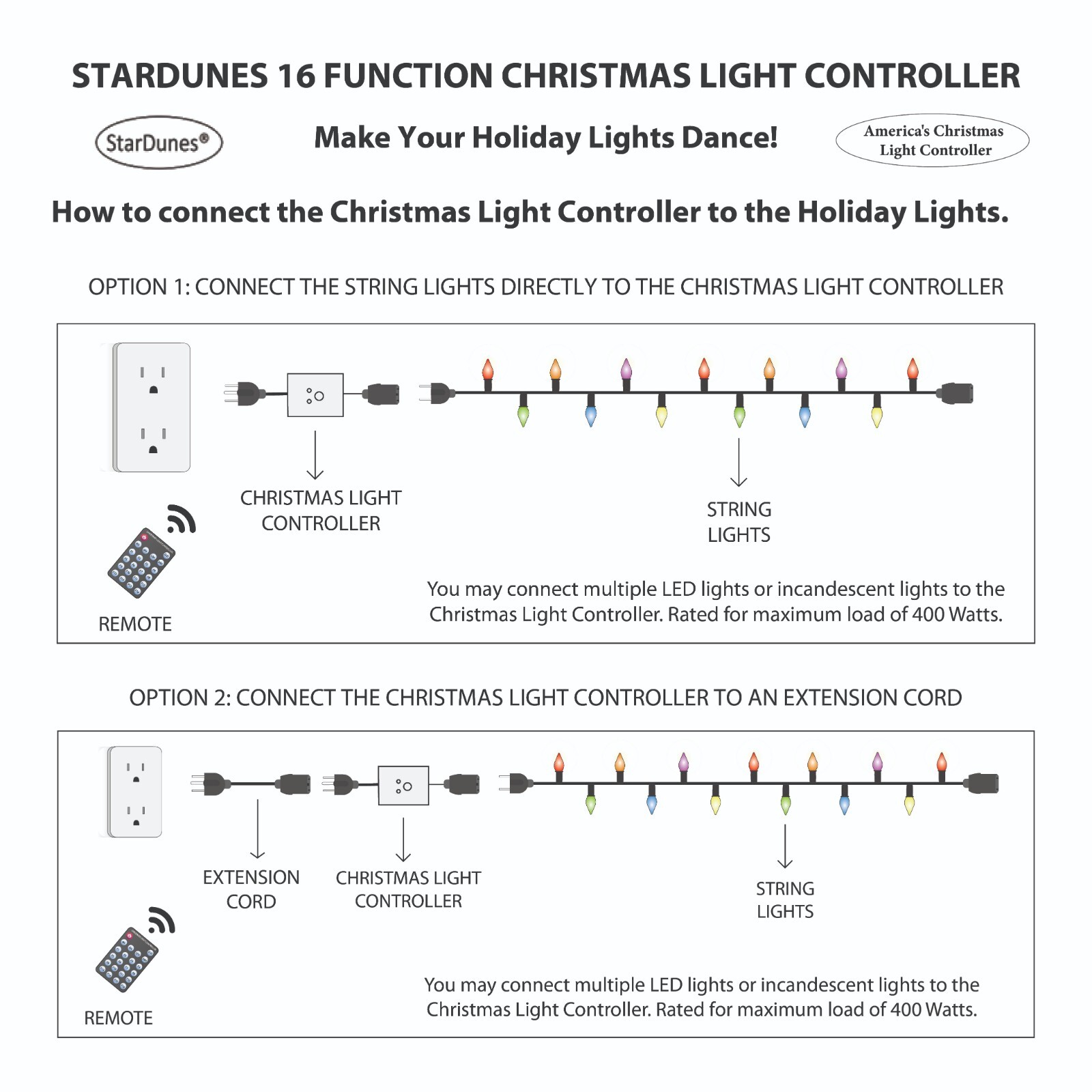 16 FUNCTION CHRISTMAS LIGHT CONTROLLER - USED