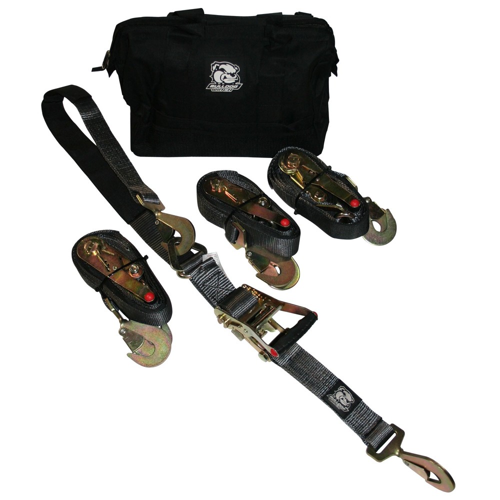 Bulldog Winch 20230 Ratching Straps 4Pc
