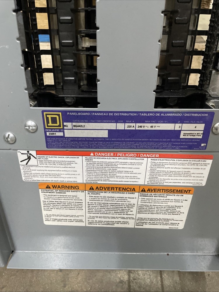 Square D - NQ442L2 Interior panel