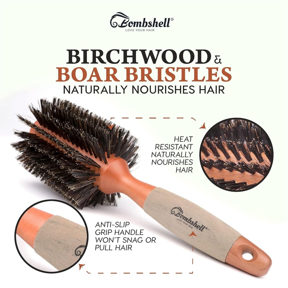 Detangling Boar Bristle Styling Brush