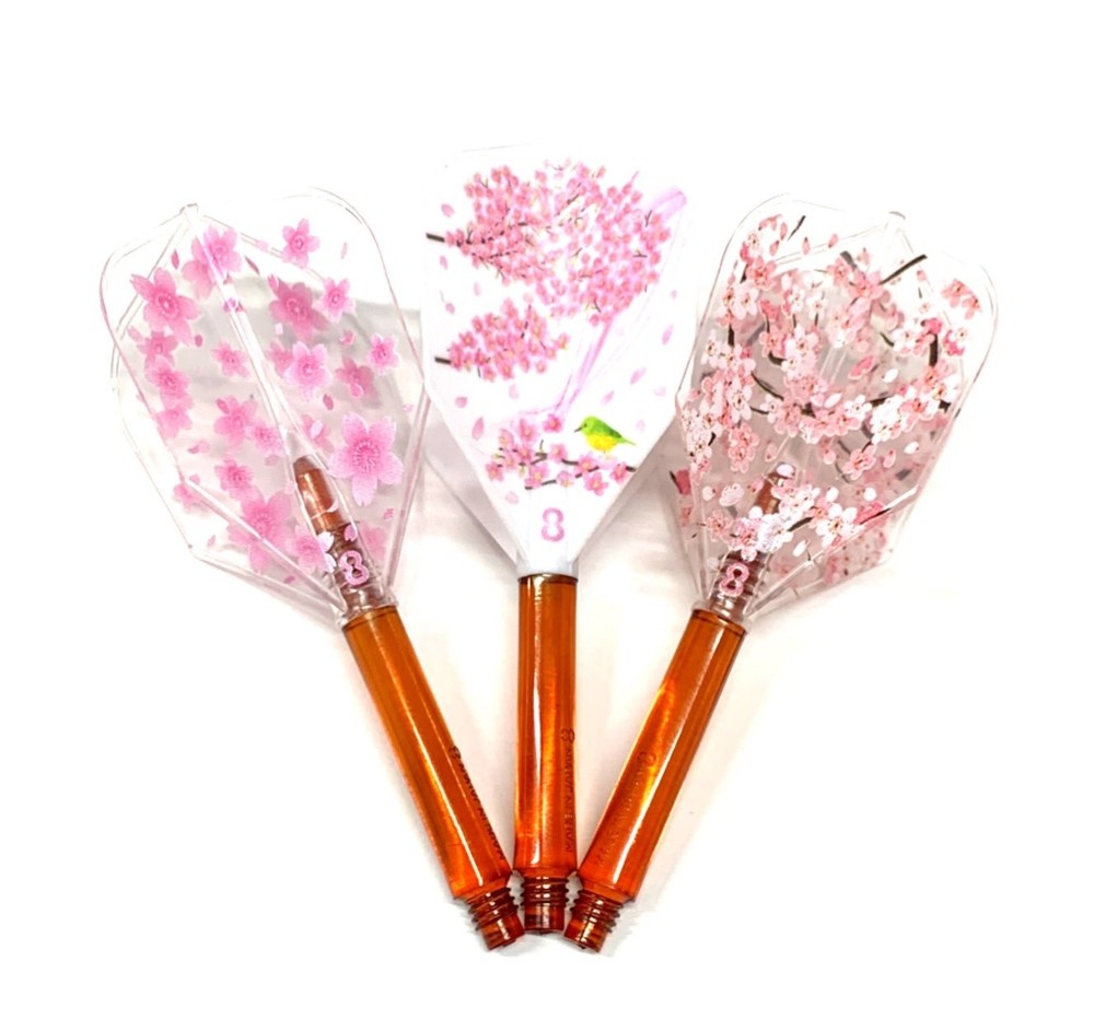 8 Flight Candy Maple Regular 19mm Spinning Shafts