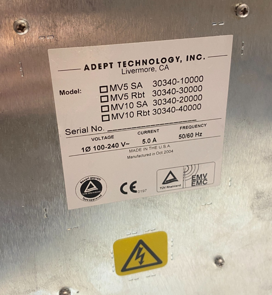 Adept MV-10 Robot Control Rack Assembly 30340-20000