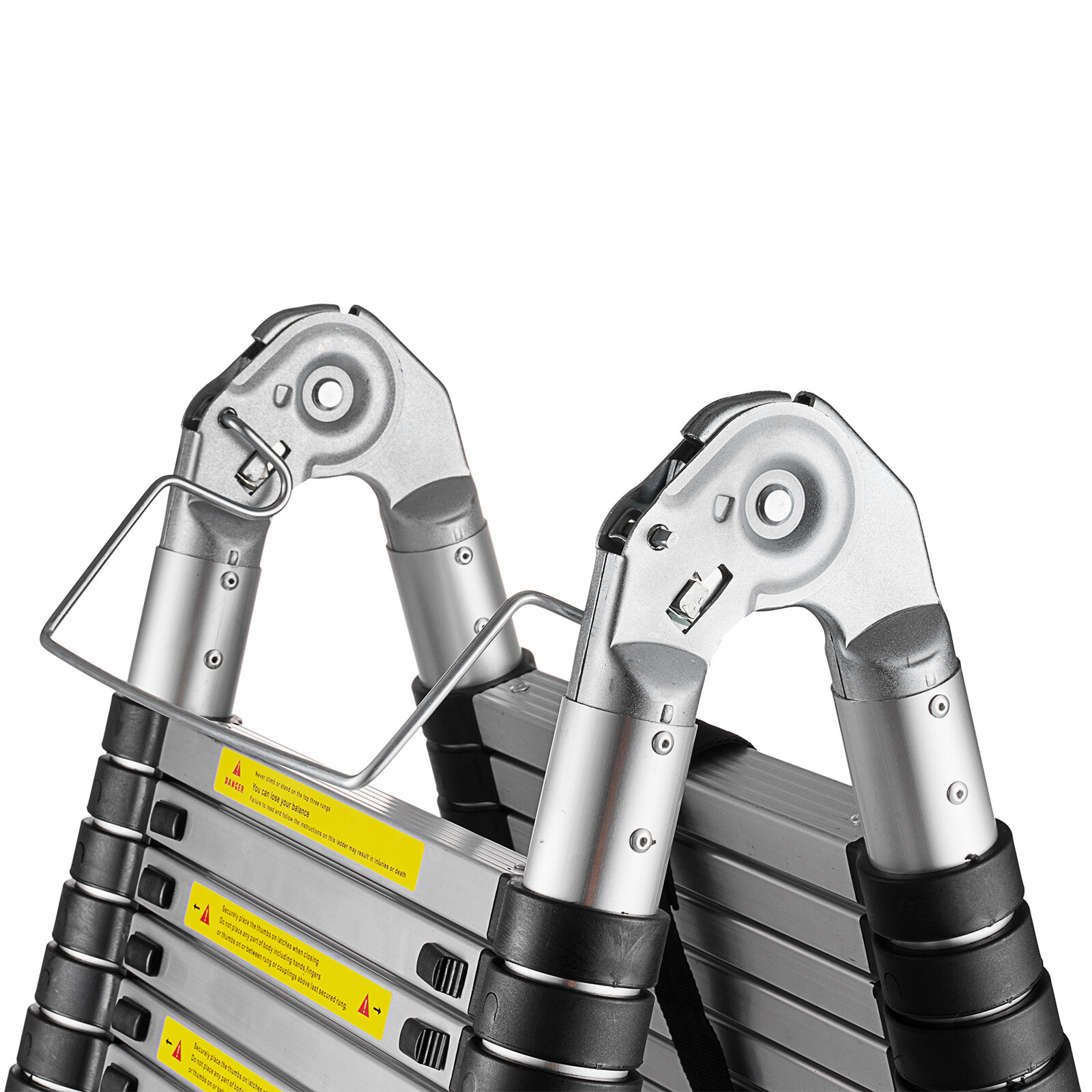 16.5FT Heavy Duty Multi-Purpose Aluminium Telescopic Ladder Extendable A-Frame