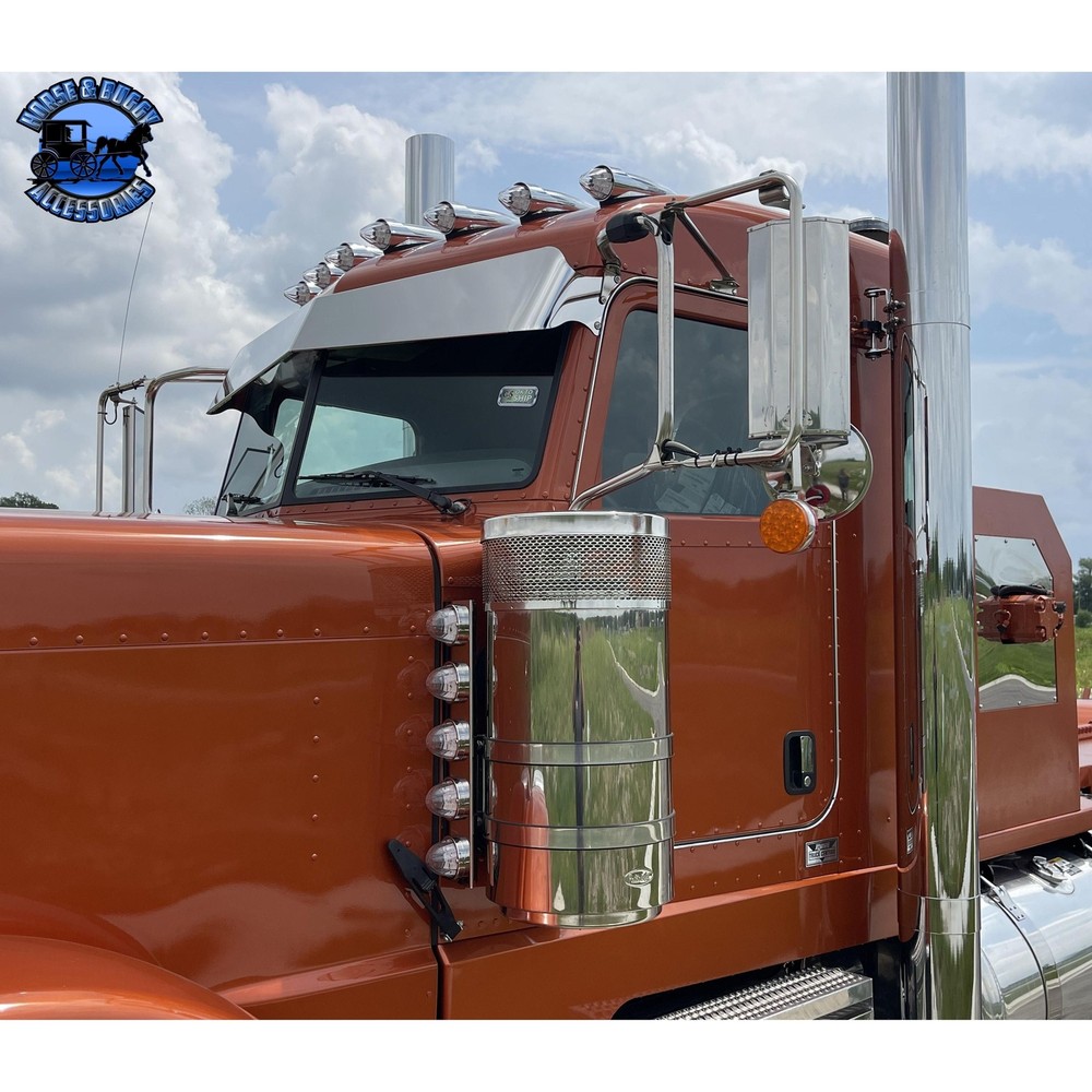 Peterbilt 10"x7" Rollin Low Reverse Bow Tie Drop Visor #1020