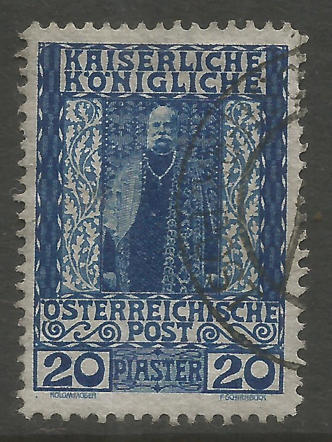 ✨✨OSBURGH – AUSTRIA LEVANT. 20pi USED.