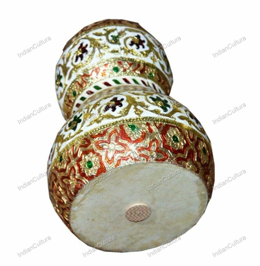 Meenakari Work Bhapang Indian Instrument String Class Ancient Handmade Zarbagli