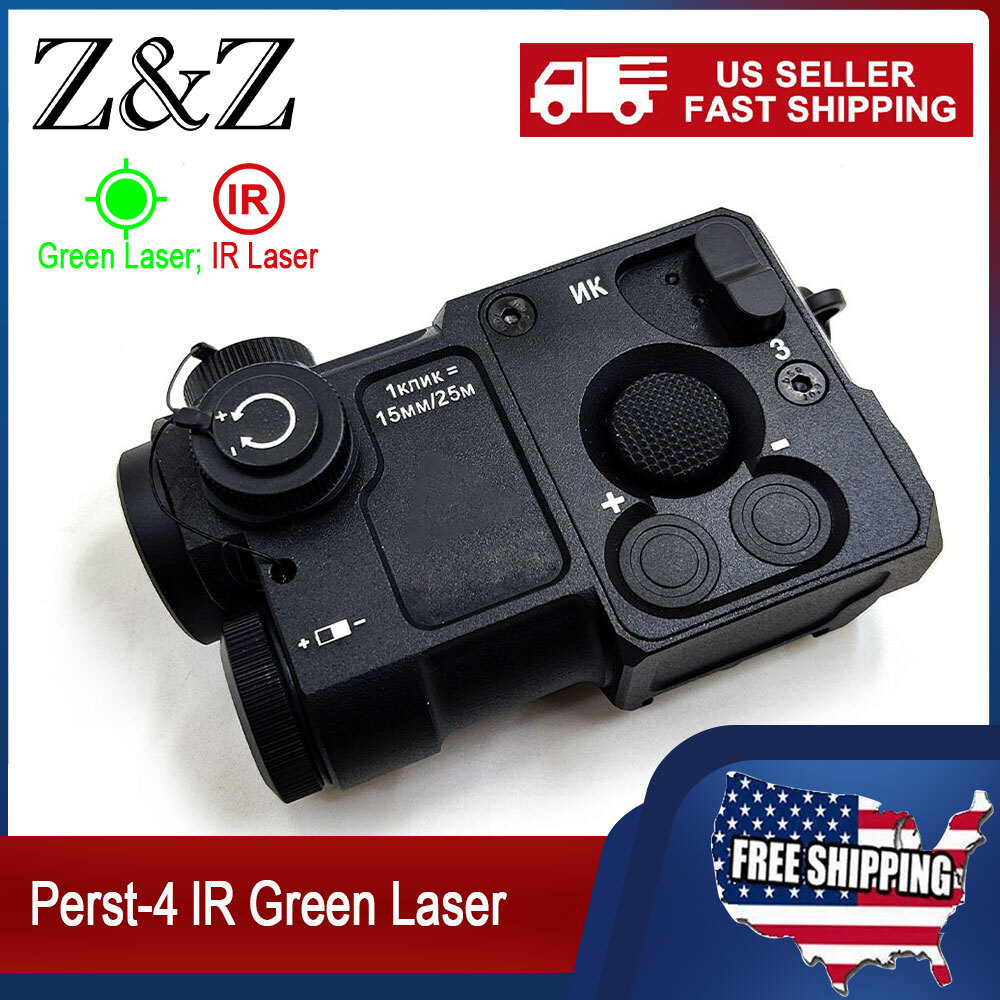 PERST-4 IR Green Laser Sight Aiming Pointer Optics with KV-D2 Tactical Switch US