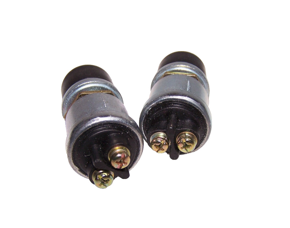 60 AMP Push Button Start Switch Heavy Duty 12V Momentary Neoprene Cap PAIR (2)