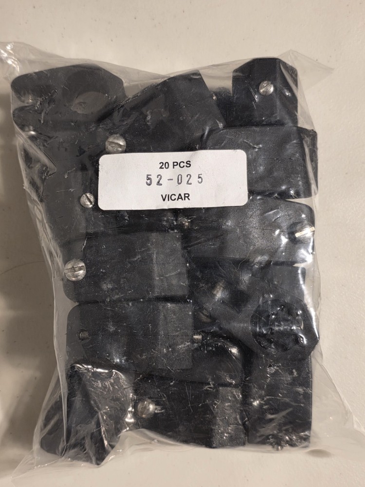 Vicar 7/8" Jaw Slide-Black 20/Bag
