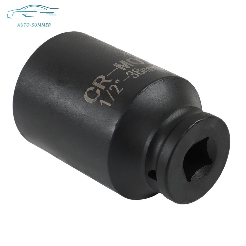 1/2" Drive Metric Axle Hub Nut Socket 9pcs 29-38mm Deep Impact Socket Tool Kit