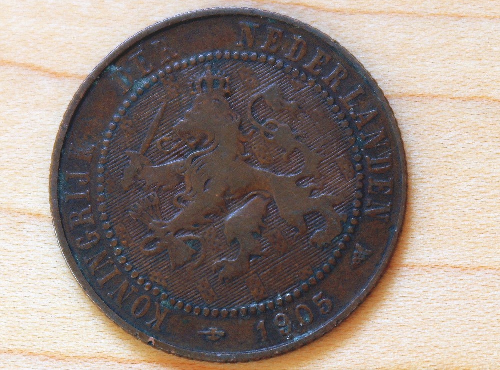 1905 Netherlands 2 1/2 Cents