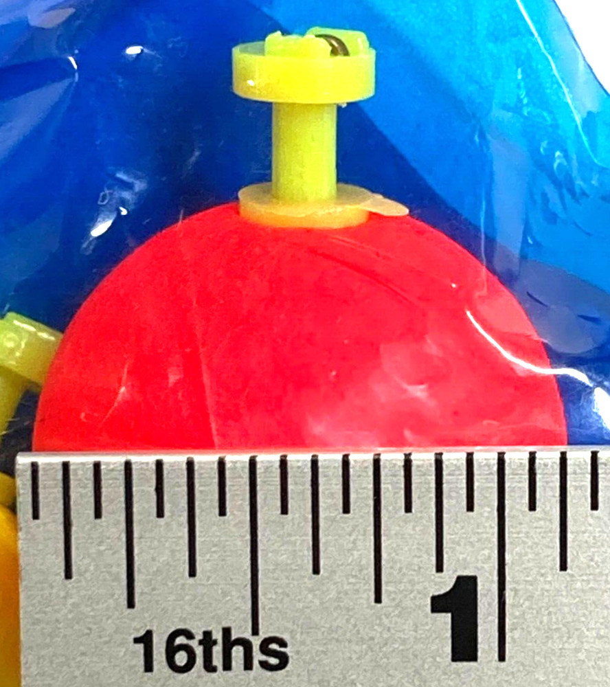 2 PACKS Comal Tackle Snap-On Float Assortment Two Colors Three Different Sizes