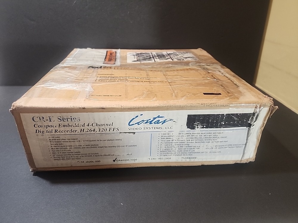CR-E Series Compact Embedded 4-Channel Digital Recorder CR4000E-1000