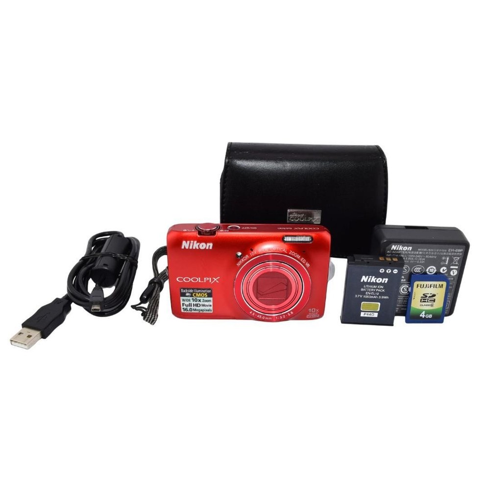 Nikon COOLPIX S6300 Compact Digital Camera Excellent Condition Tested