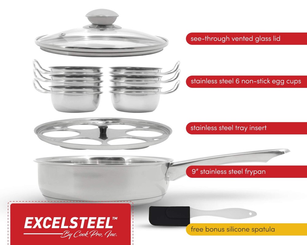 Non Stick Easy Use Rust Resistant Home Kitchen Breakfast Brunch Induction Coo...