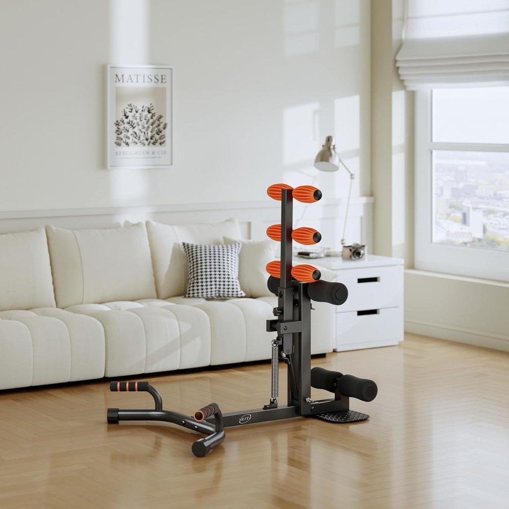 Deep Squat Machine, Adjustable Glutes Trainer Machine, Core & Abs for Low Impact