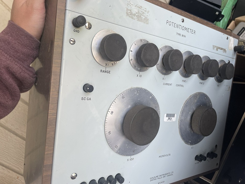 Rare Guildline Type 9174 Potentiometer EMF - Not Tested