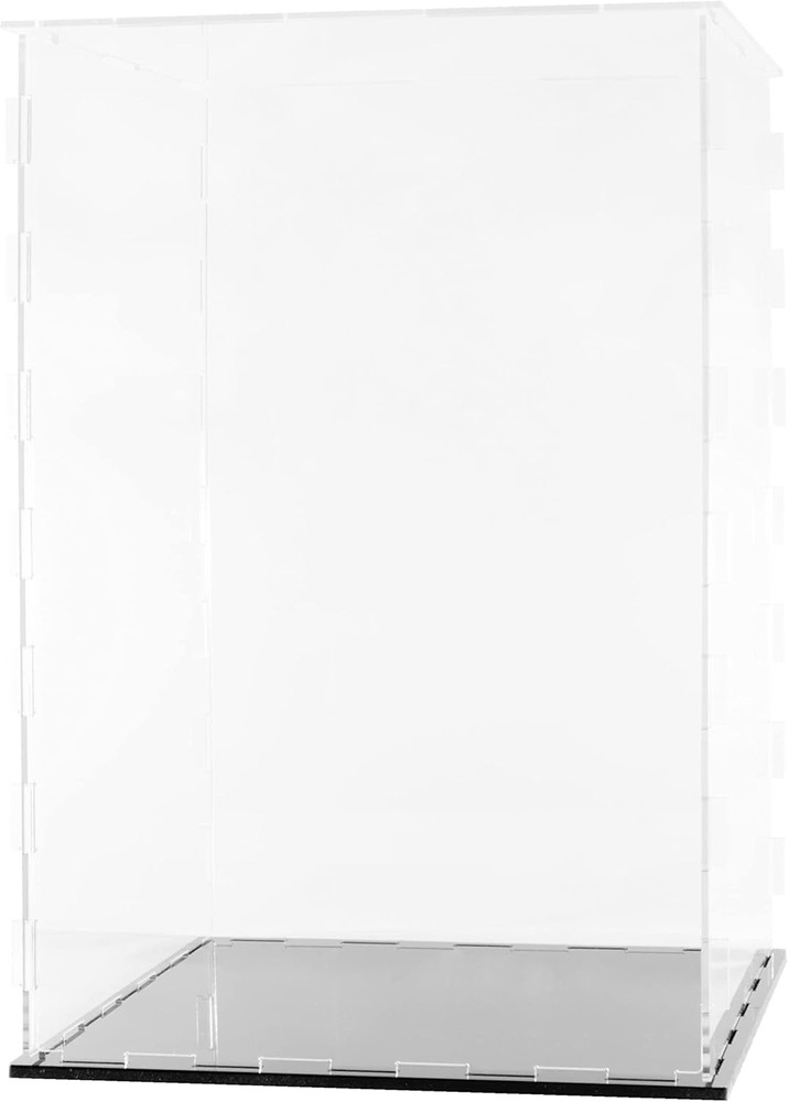 Clear Acrylic Display Case-Assemble Countertop Box for Display-Clear Display Box