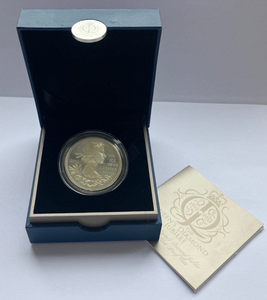 2012 Silver Proof Diamond Jubilee Five Pound Coin