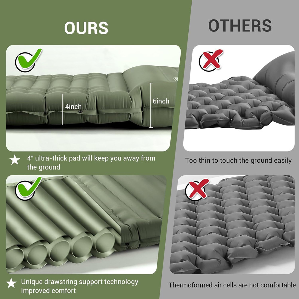 Colchoneta autoinflable Elegear para acampar