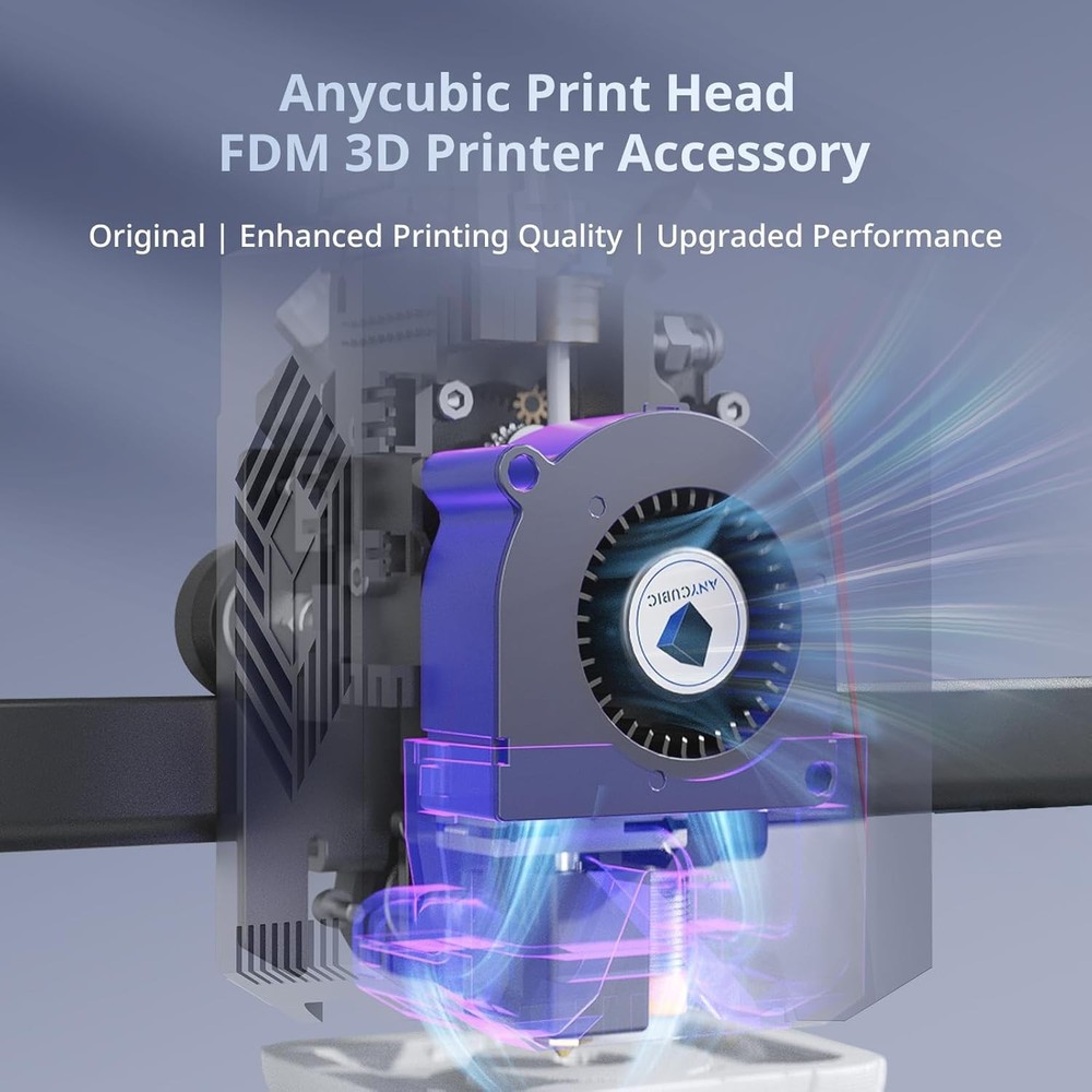Anycubic Printhead Assembly 3D Printer Accessory, Simple Installation, Durable a