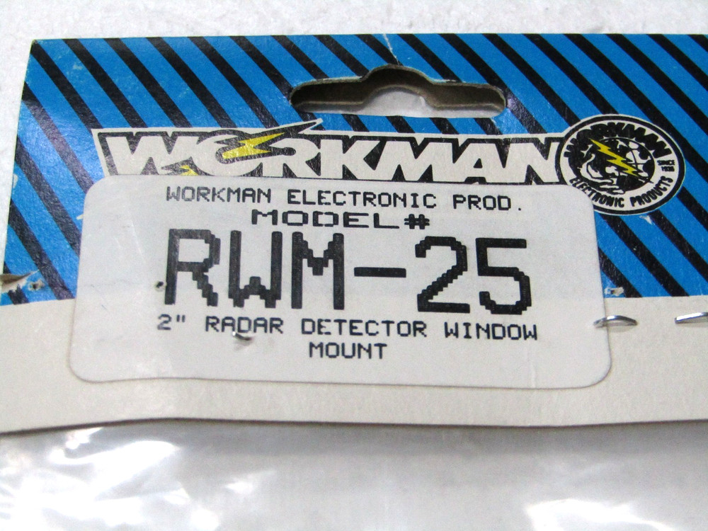 Workman RWM-25 2" Radar Detector Window Mount Replace Various Models Windshield