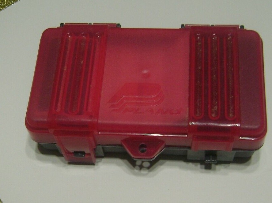 PLANO PLASTIC AMMO BOXES RED/GREY 50 Round STORAGE 9MM