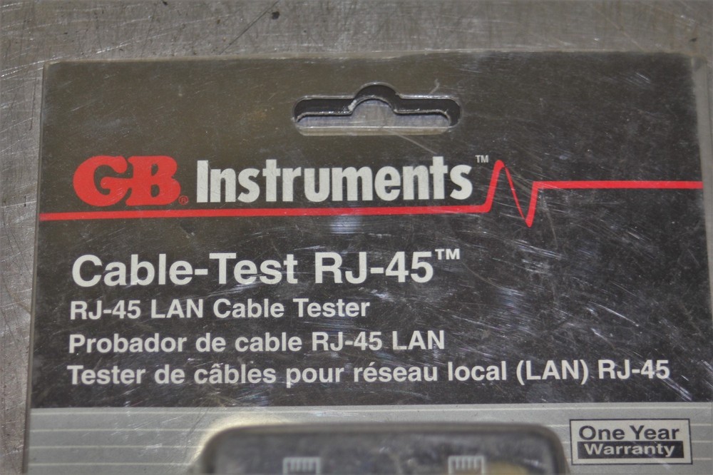 GB Instruments Cable Tester RJ-45 Get-4010