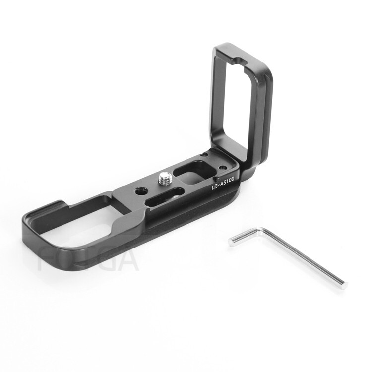 Camera Grip Quick Release Plate L-Bracket Compatible with Sony A5000