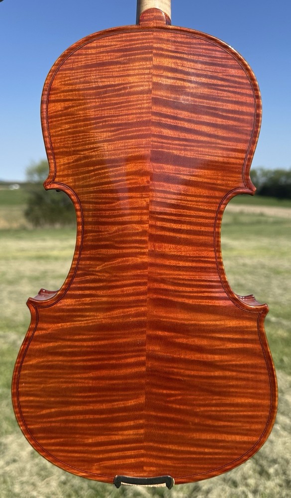 Beautiful Sounding Highly Flamed Violin 4/4
