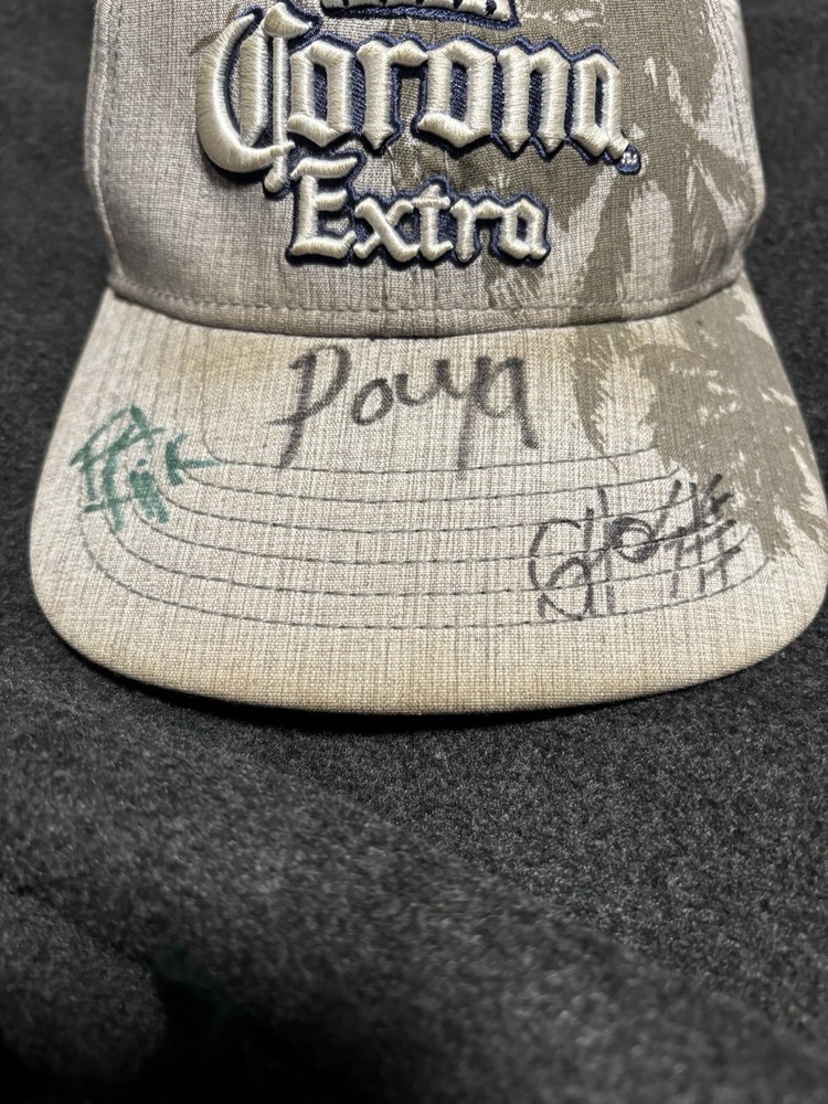 AUTHENTIC, SIGNED POUYA, FAT NICK, GHOSTEMANE CORONA EXTRA HAT