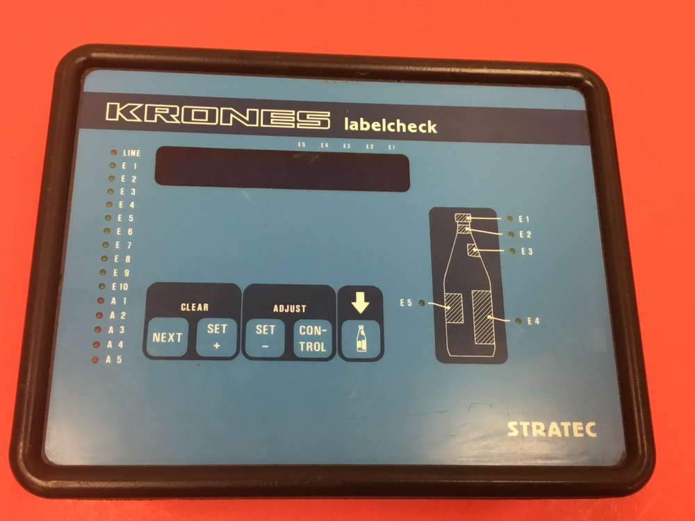 Krones - "Labelcheck" - made by Stratec, Gmbh - Type 4590