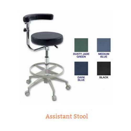 Dental Assistant Stool Round Seat Adjustable