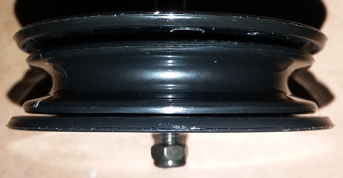 ONE USED BOWFLEX HVT Small Cable Base Pulley